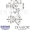 Grohe Grohtherm Ergomix Thermostat Basin Mixer Dimensions